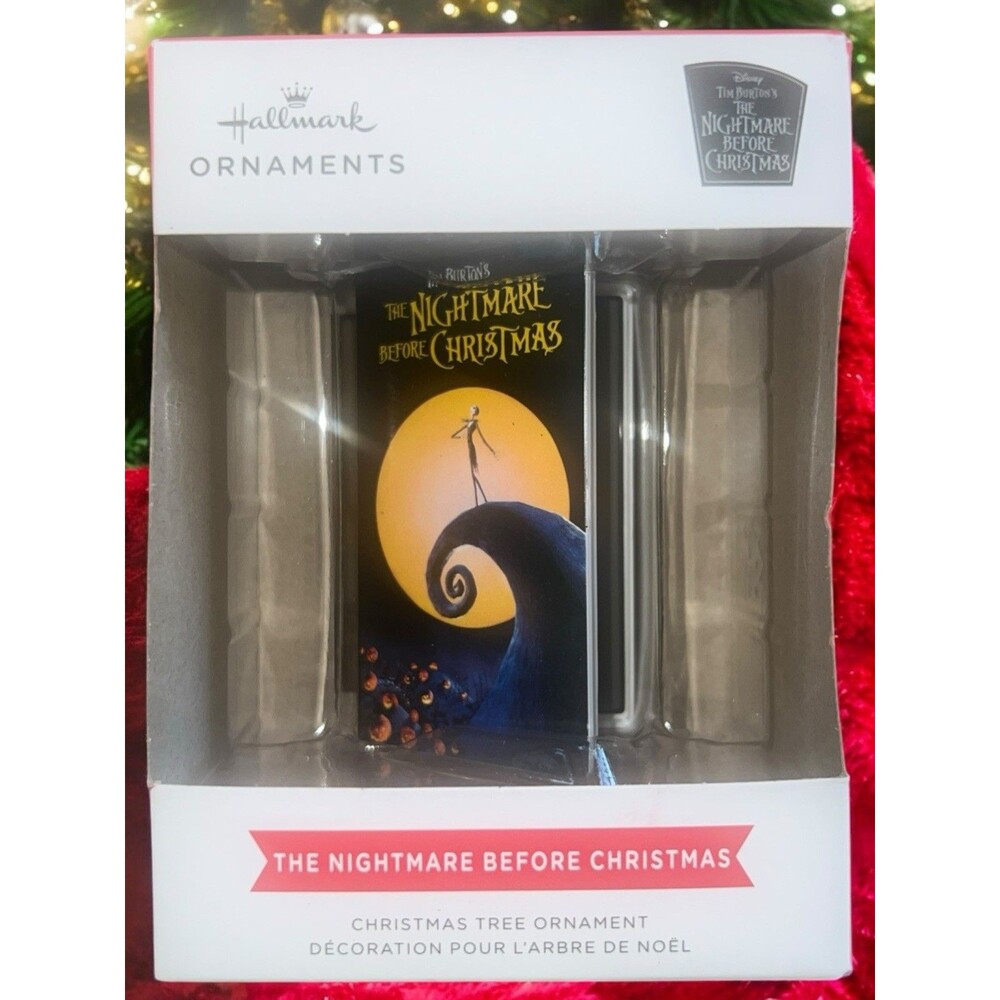 Hallmark Ornaments Disney Tim Burtons The Nightmare Before Christmas VHS New
